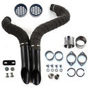 1984-UP 2" LAF Drag Pipes Wrapped Exhaust For Harley Softail Sportster 883