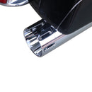 Sharkroad Harley Touring M8 2017-UP 4.5” Chrome Slip On Mufflers PRO BAFFLE