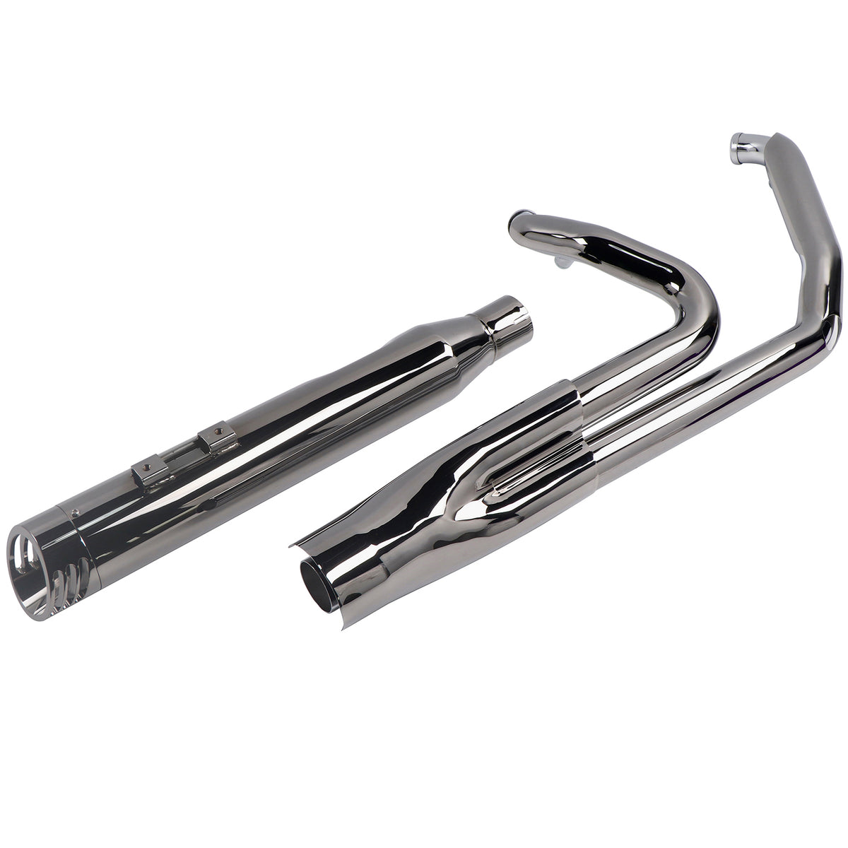 Sharkroad Black Chrome 2 into 1 Exhaust System 4