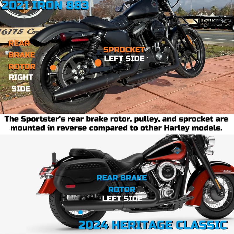 18"×3.5" Chrome Rear Wheel Fat Spokes for Harley Dyna/Softail/Sportster (2008-Up) & Touring Only 2008 Models