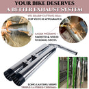 Sharkroad Exhaust Slip On Muffler For Kawasaki Vulcan Voyager 1700 Touring Models