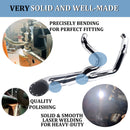 SHARKROAD 2 Into 1 Exhaust Pipes for Harley Touring 1995-2016 Full Exhaust System