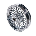 16*3.5" Rear Wheel Chrome Fat Spokes Rim for 08-up Harley Dyna/Softail/ Sportster, for Touring Only 2008 ABS Models