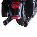 Sharkroad 2017-UP 4” Chrome Slip On Mufflers Exhaust for Harley Touring M8