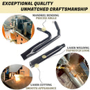 Sharkroad 2 into 1 Exhaust System 4" Muffler for 2017-2025 Harley Touring