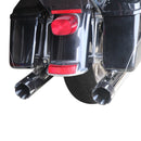 Sharkroad 2017-UP 4” Chrome Slip On Mufflers Exhaust for Harley Touring M8