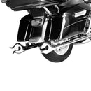 Classic Flame Fishtail Mufflers for Harley Davidson Touring Exhaust 95-16 Models