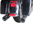 Sharkroad Harley Touring M8 2017-UP 4.5” Chrome Slip On Mufflers PRO BAFFLE