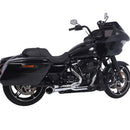 SHARKROAD 2 Into 1 Exhaust Pipes for Harley Touring 1995-2016 Full Exhaust System