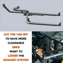 36 INCH Fishtail True Dual Black Ceramic Softail Exhaust for Heritage and Deluxe 2018-up