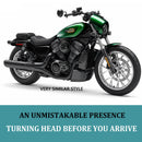 Sharkroad 4.5'' Slip-On Muffler for Harley Nightster 2022–2026, Speak as A Real Harley