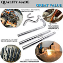 SHARKROAD 2.5" Classic TRUE-DUALS Full Exhaust System For Harley Softail 2000-2017 Models