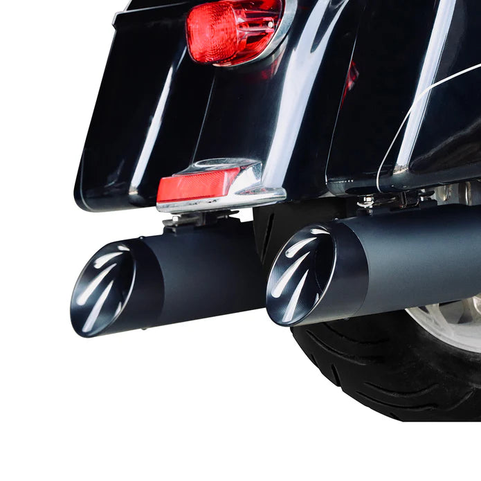 5 inch Black Slip on Mufflers for Harley Touring 1995-2024 Exhaust, Upgrading Style