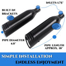 4.0" Slip-On Exhaust Muffler for Indian Scout (2015-2025) – Deep V-Twin Sound | Matte Black | Easy Bolt-On Installation