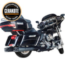 5 inch Black Slip on Mufflers for Harley Touring 1995-2025 Exhaust, Upgrading Style