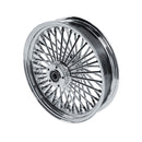 Front and Rear Wheels Combo for 2000-2007 Harley Touring Fat Spoke Wheel Chrome W/Rotors