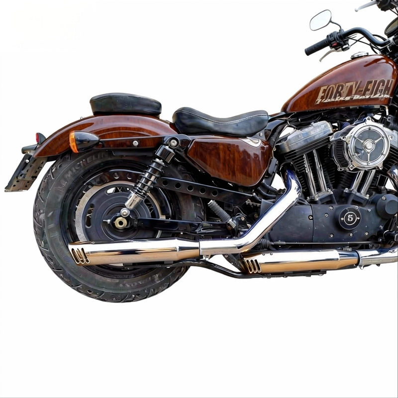 Sharkroad Rumble Sound Slip On Mufflers for Harley Sportster Exhaust U