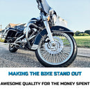 21*3.5''  2008-later Harley Touring Stainless Steel Spokes Front Dual Wheels Bearing