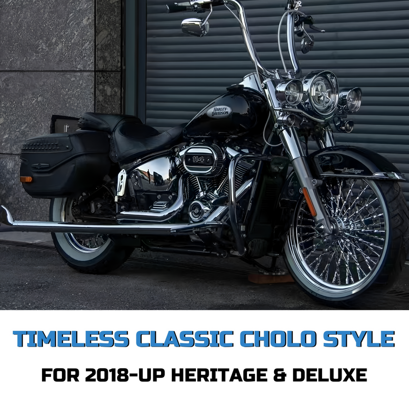 18"×3.5" Chrome Rear Wheel Fat Spokes for Harley Dyna/Softail/Sportster (2008-Up) & Touring Only 2008 Models
