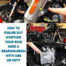 21X3.5" for 2008-UP Harley Softail Front Fat Spoke Wheel SD Black