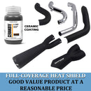 Sharkroad Cerakote Ceramic Coating 2-Into-1 Exhaust for 17-UP Harley Touring, Deep Rumble