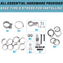 SHARKROAD Rumble Tone 2 Into 1 Exhaust For Harley Touring Exhaust 2017-up Models