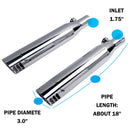 Sharkroad Rumble Sound Slip On Mufflers for Harley Sportster Exhaust Upgrading 2004–2013