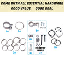 Sharkroad 2 into 1 Exhaust System 4" Muffler for 2017-2025 Harley Touring