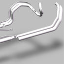 2 into 2 36 inch Fishtail True Dual Exhaust Systems for Harley Softail 2000-2017 Models