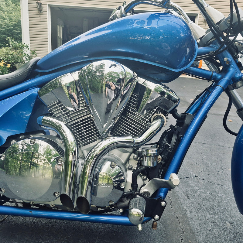 LAF Drag Pipes for Honda VT1300 Fury, Sabre, Stateline & Interstate (2010-2024) – Loud, Aggressive Sound & Head-Turning Style BACK ORDER