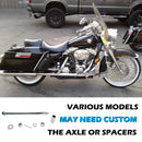 18"x3.5" Chrome Fat Spoke Rear Wheel for Harley 2000-2007 Touring/Dyna/Softail/Sportster (3.5" Rim), Stainless Steel 3/8'' Solid Spokes for Durable Lasting BACK ORDER