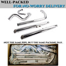 SHARKROAD 2.5" Classic TRUE-DUALS Full Exhaust System For Harley Softail 2000-2017 Models