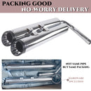 Sharkroad Exhaust Slip On Muffler For Kawasaki Vulcan Voyager 1700 Touring Models