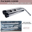 Sharkroad Exhaust Slip On Muffler For Kawasaki Vulcan Voyager 1700 Touring Models