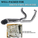 SHARKROAD 2-into-1 Exhaust for Harley Softail Exhaust Pipes, Enhance 2018-up Softail Models