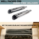 Sharkroad 4.5 inch Slip-On Mufflers for 1995-UP Harley Touring - Torched Chrome