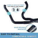 SHARKROAD Black 2 into 1 Exhaust for Harley Softail Exhaust 1985-2017 Models Power Improving