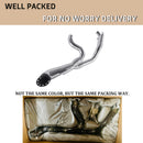 SHARKROAD Deep Rumble 2-1 Exhaust for 2006-2017 Harley Dyna Exhaust Upgrade