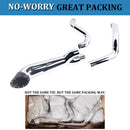 2 Into 1 Exhaust For Harley Touring 2017-up Models, Amazing Deep Rumble Tone