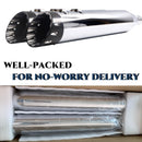 Sharkroad 4.5'' Slip On Mufflers for Harley Triglide 09-25, for Bold Character & Feel