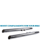 SHARKROAD 2.5" Classic TRUE-DUALS Full Exhaust System For Harley Softail 2000-2017 Models