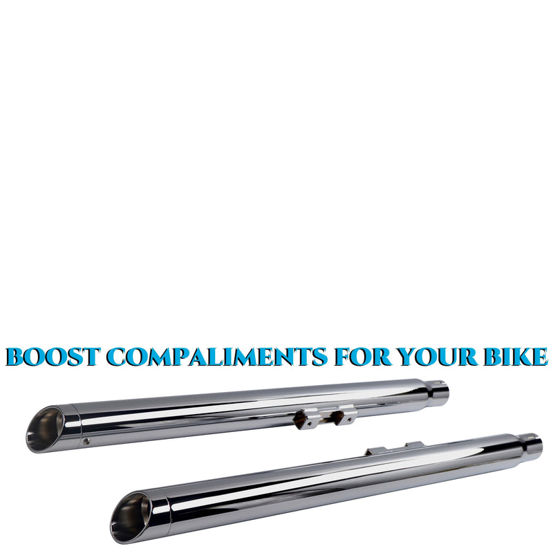 SHARKROAD 2.5" Classic TRUE-DUALS Full Exhaust System For Harley Softail 2000-2017 Models（副本）