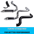 Sharkroad Performance Exhaust for Harley 1984-2016 Forward-control Touring, Softail & Dyna