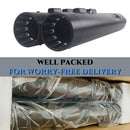 Sharkroad Harley Touring 1995-2016 4.0” Black Slip On Mufflers