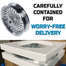 18"×4.25" Wide Rear Wheel Fat Spokes for Harley Touring 2008 & Dyna/Softail/ Sportster (2008-Up)