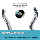 SHARKROAD Rumble Tone 2 Into 1 Exhaust For Harley Touring Exhaust 2017-up Models