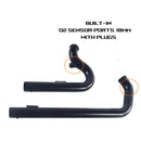 2-2 Short Drag Pipes for 2004-2022 Sportster Exhaust Compelling Sound