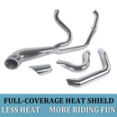 SHARKROAD 2-into-1 Exhaust for Harley Softail Exhaust Pipes, Enhance 2018-up Softail Models