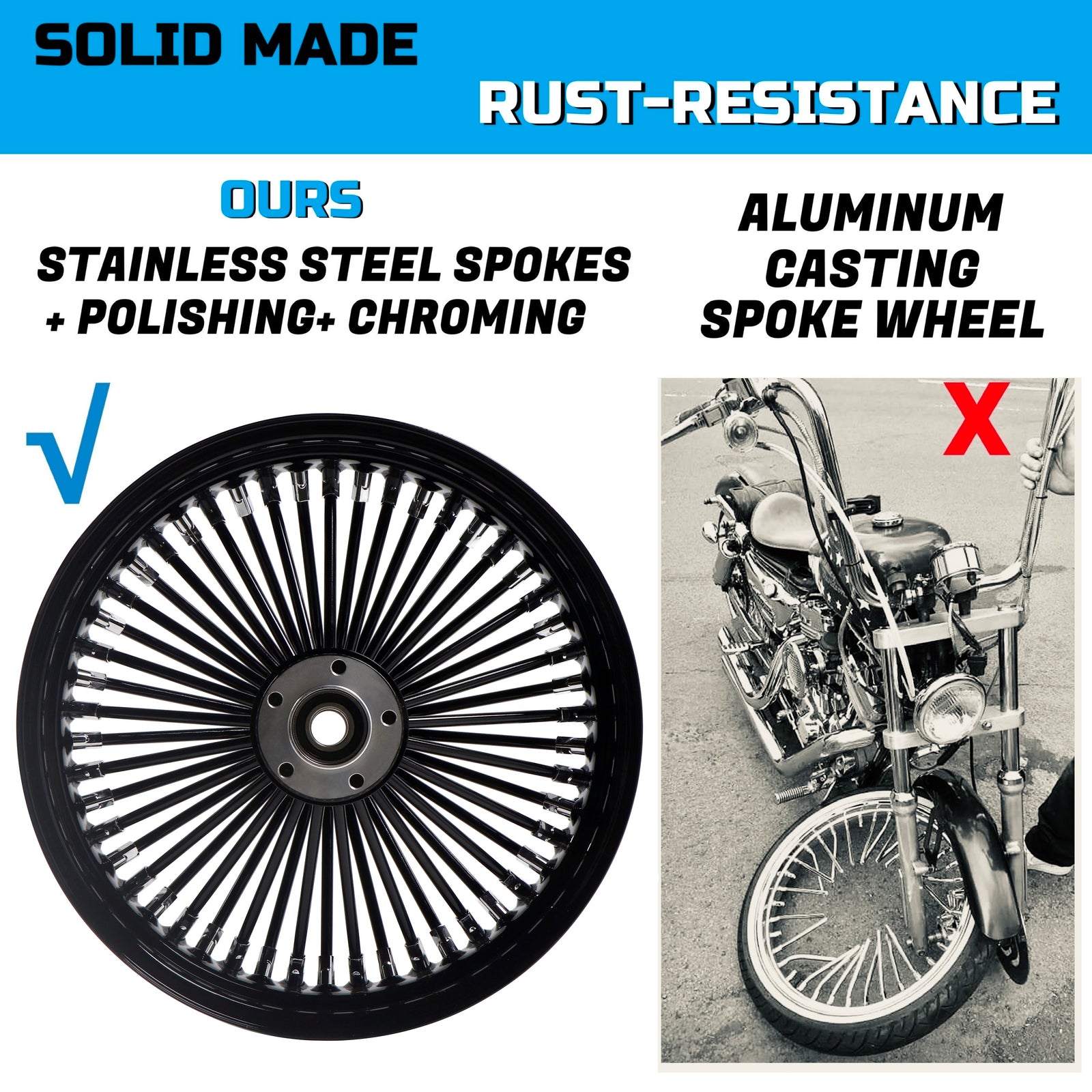 Harley Rear Rim Replacement 16*3.5