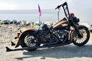 36 INCH Fishtail True Dual Black Ceramic Softail Exhaust for Heritage and Deluxe 2018-up